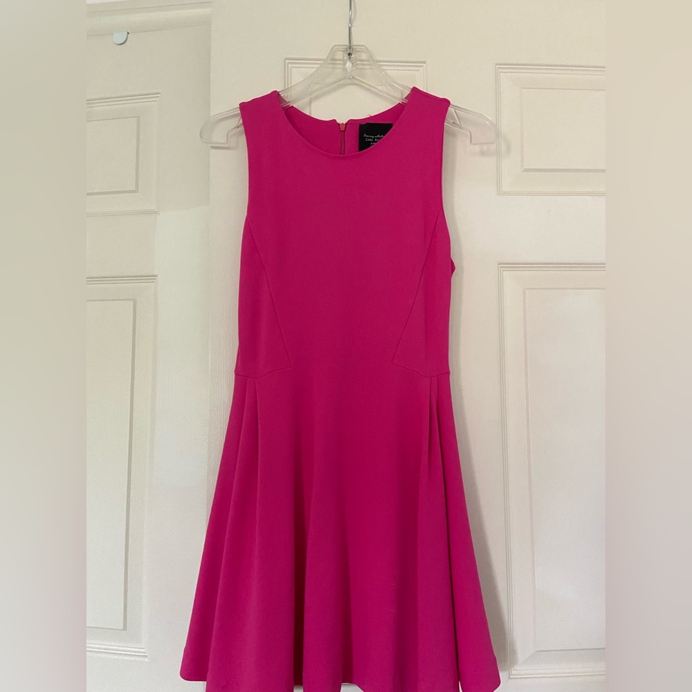 Hot pink dress